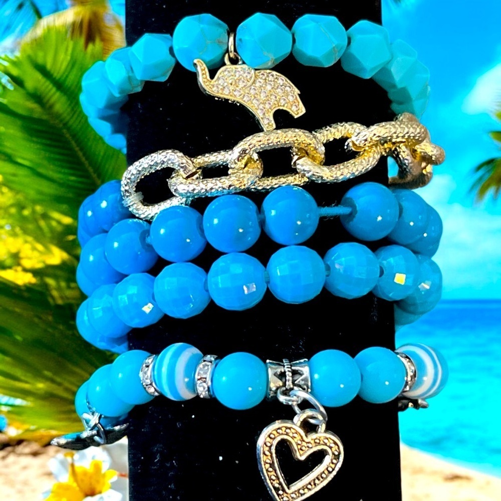 🔥Turquoise Bracelet Stack - Picture 2 of 3